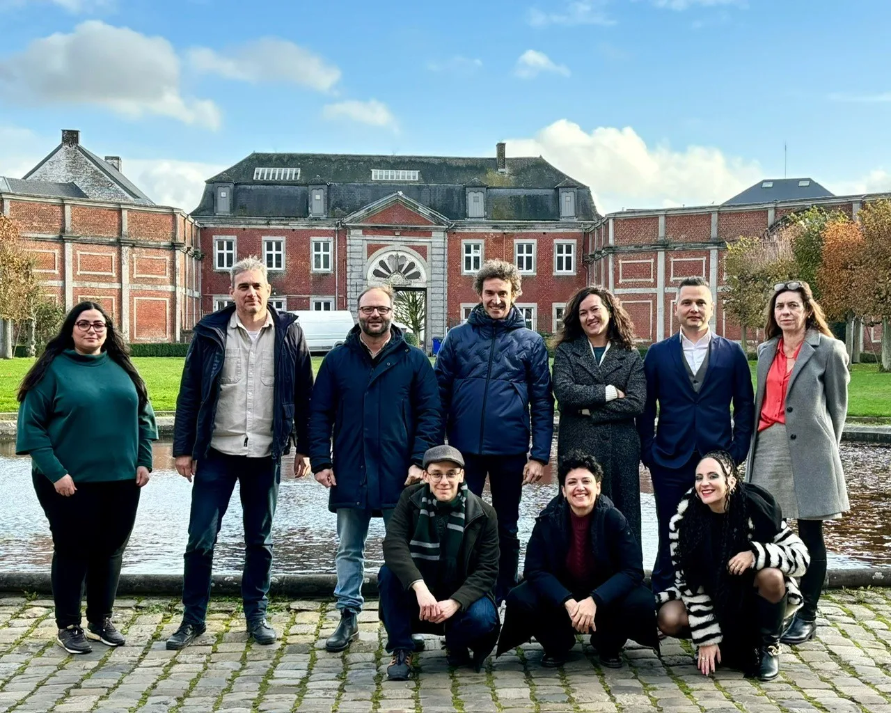 ARENA project partners in front of Gembloux Agro-Bio Tech